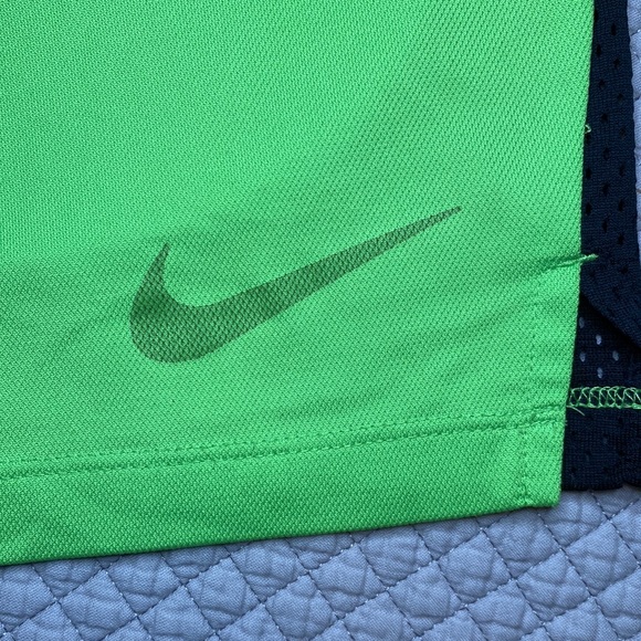Boy’s Nike Lime Green Athletic Shorts, Size Medium - Picture 2 of 6